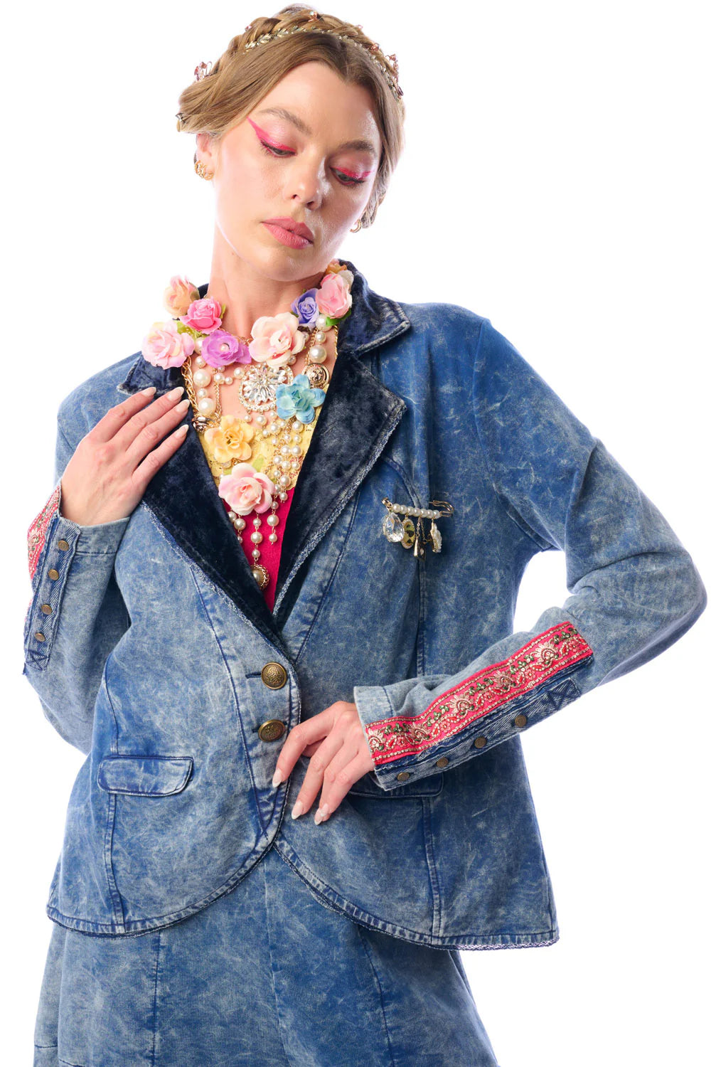 Aratta Colonel Jacket Blue Wash