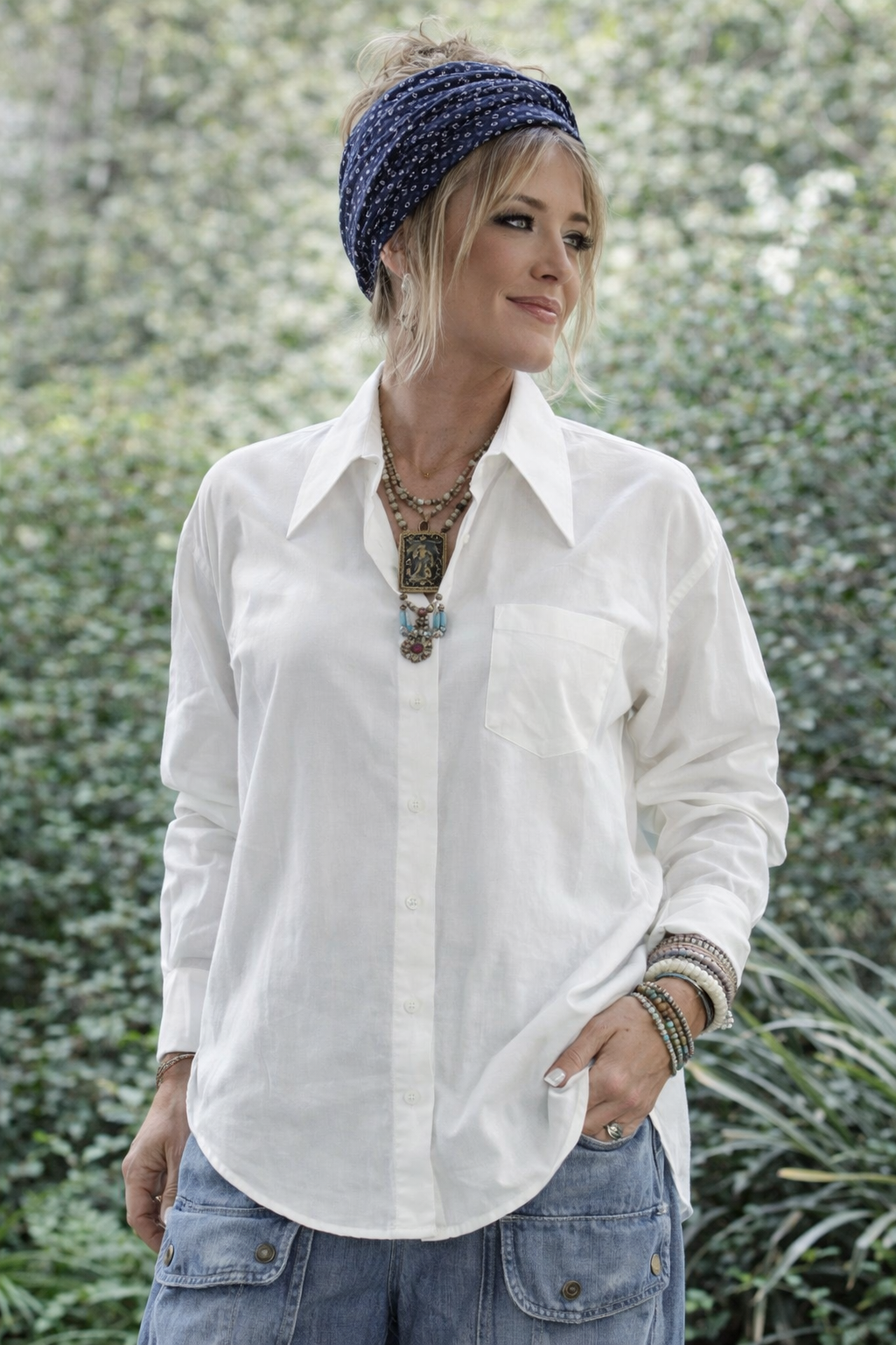 Jaded Gypsy To the point shirt parchment