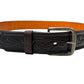 Black Cherry Leather Belt