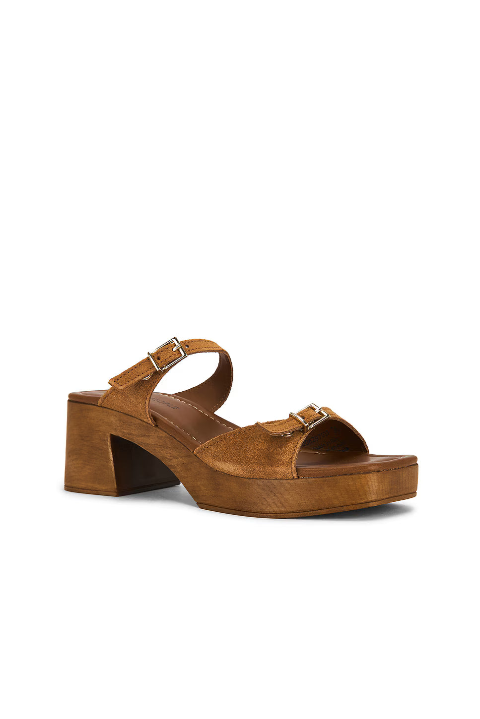 Free People Beck Buckle Clog Cognac