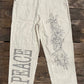 Jaded Gypsy Peace and Love Jeans- Parchment