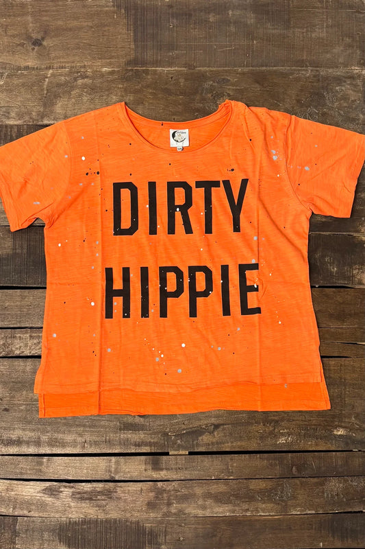 Dirty Hippie T Vintage Tangerine