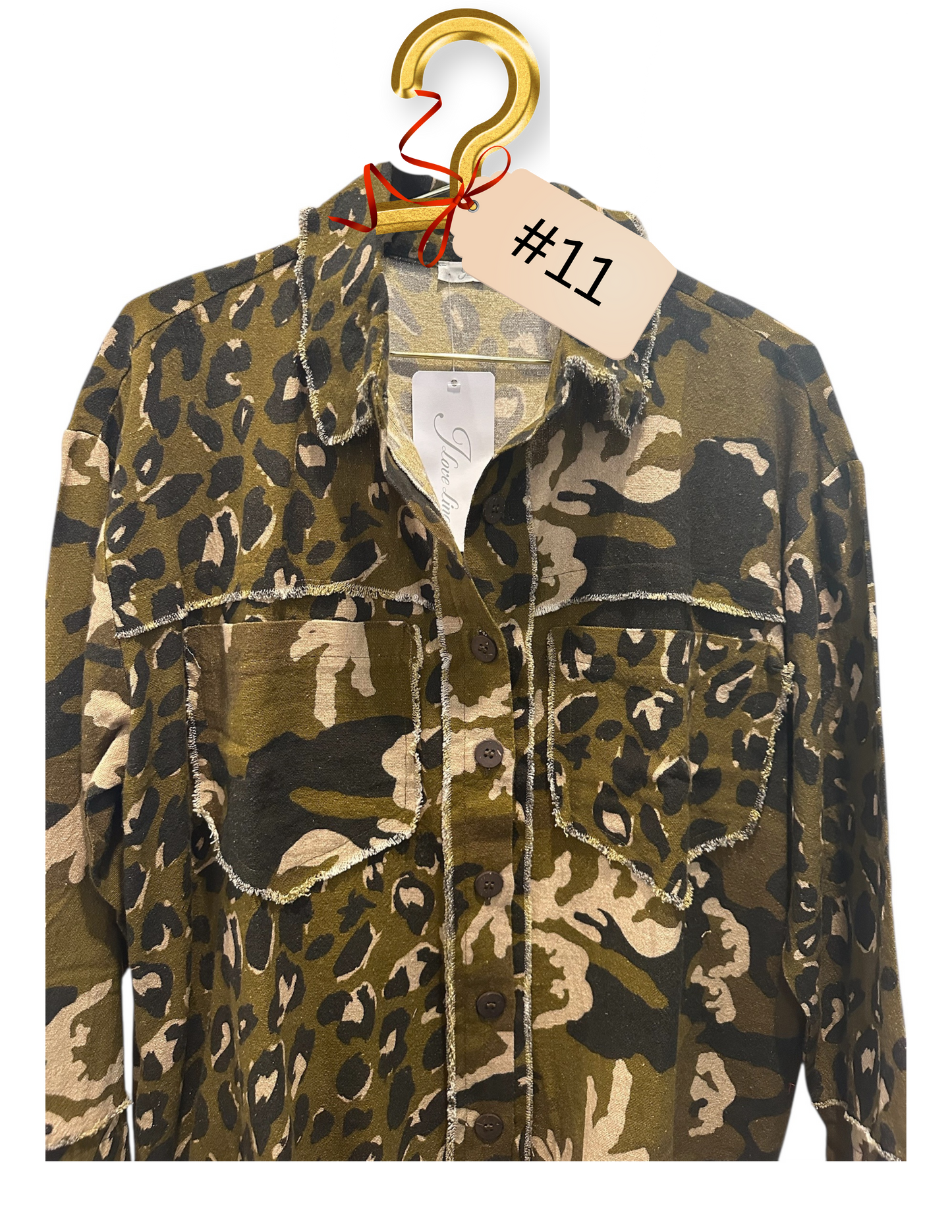 Shacket in Leopard/Camo/Native American