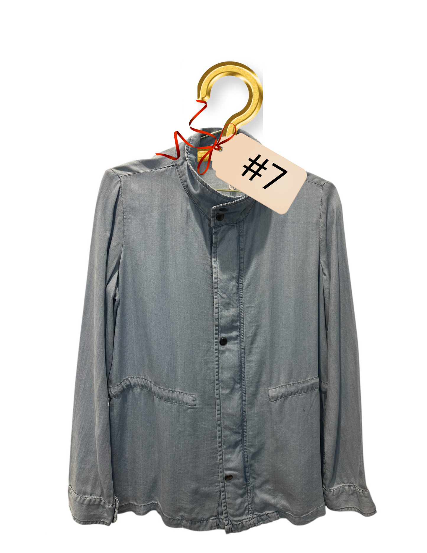Light Denim jacket / Black Stirrup