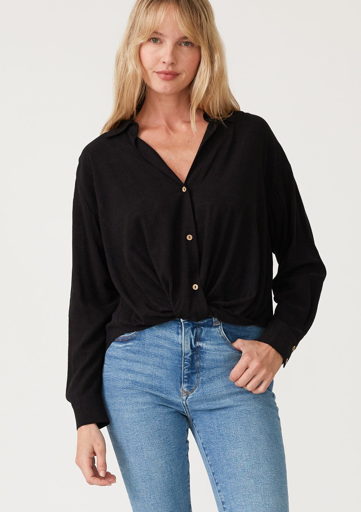 Knot Front Shirt