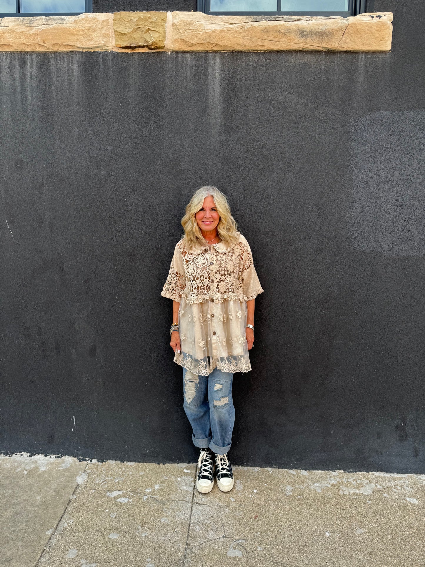 Jaded Gypsy Trellis Dreams Top- O/S