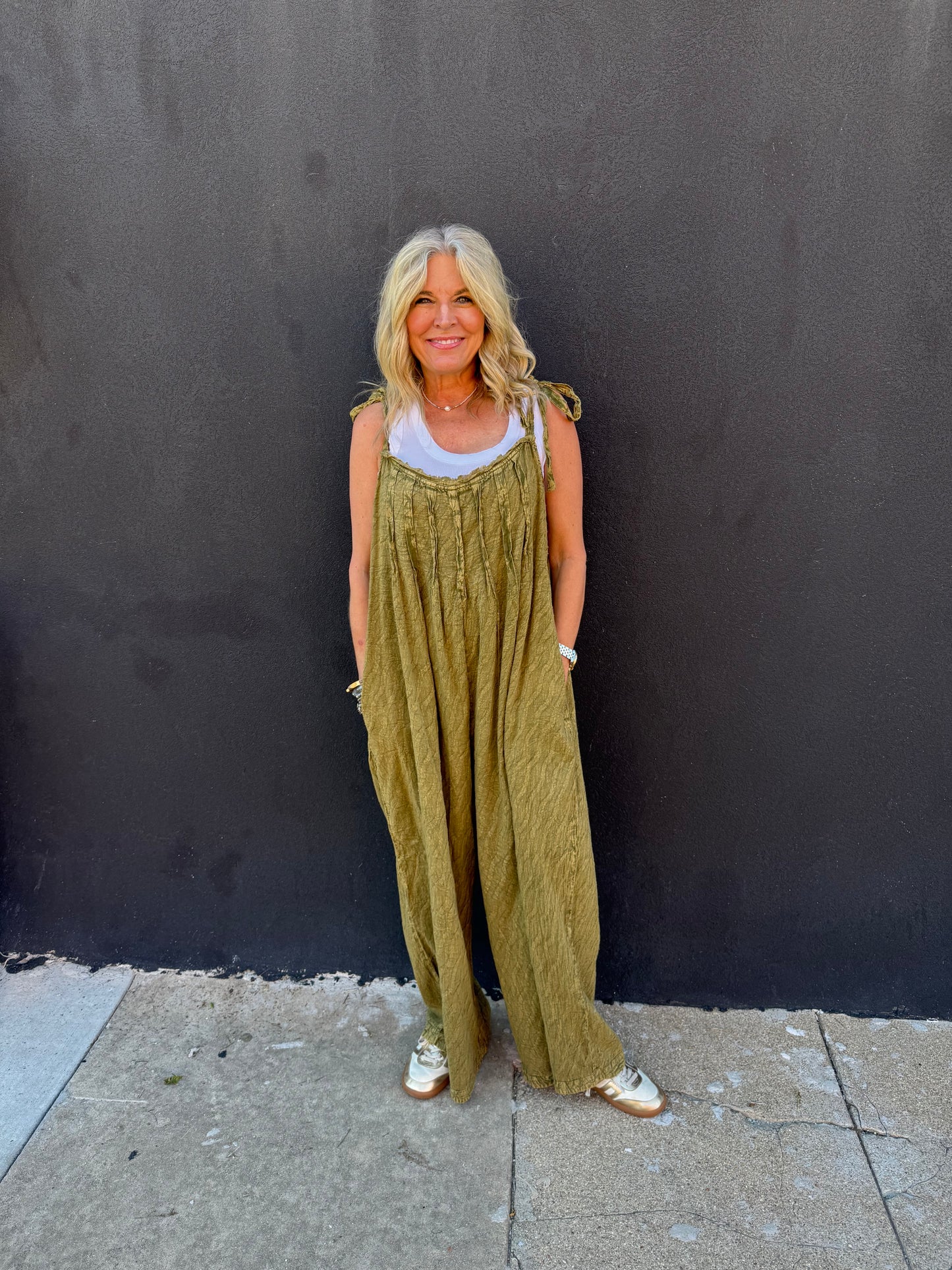 Jaded Gypsy Bittersweet Romper Vintage Olive - OS