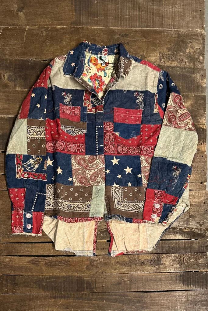 Jaded Gypsy Stars and Stripes forever Top