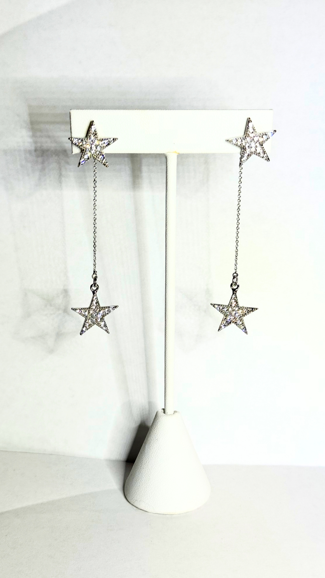 Double Star  Drop Earring