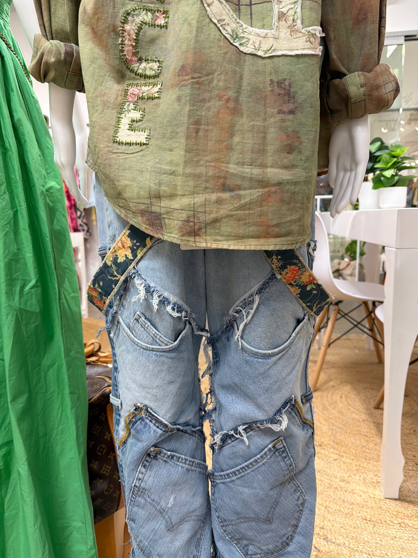 Patched up Jeans by Jaded Gypsy