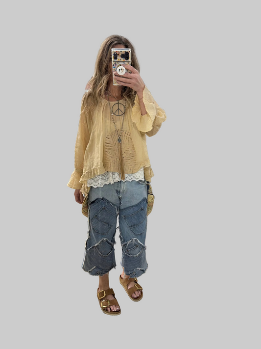 Patched up Jeans by Jaded Gypsy