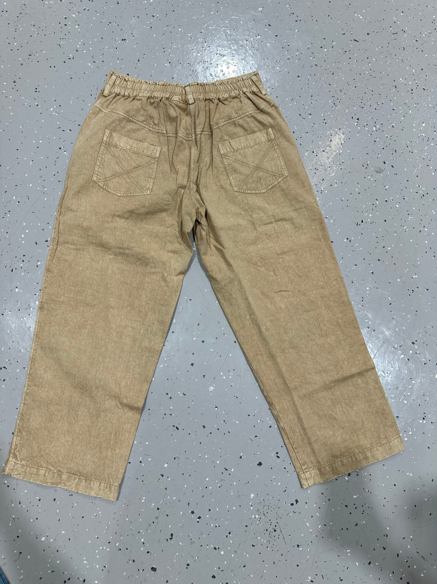 Paper Lace denim pants Natural