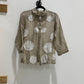 Linen Polka Dot Short Jacket