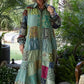 Jaded Gypsy Patchwork Sunrise Duster - Teal