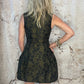 Black and Gold Woven Dress