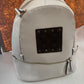 White Upcycled Back Pack
