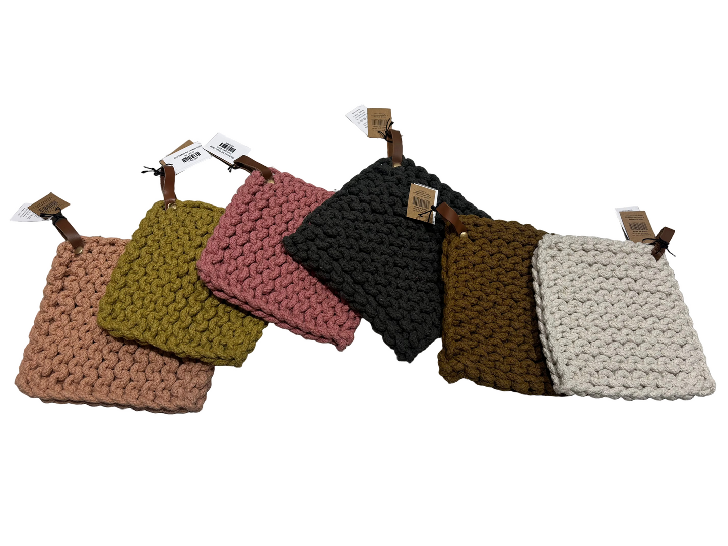 Crocheted Pot Holders Solid