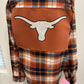 Disorderly Conduct UT Plaid Longhorn front Shirt