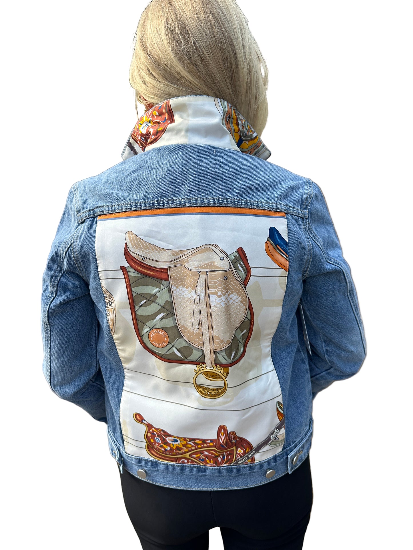 Hermes Paris Saddle Scarf Jacket
