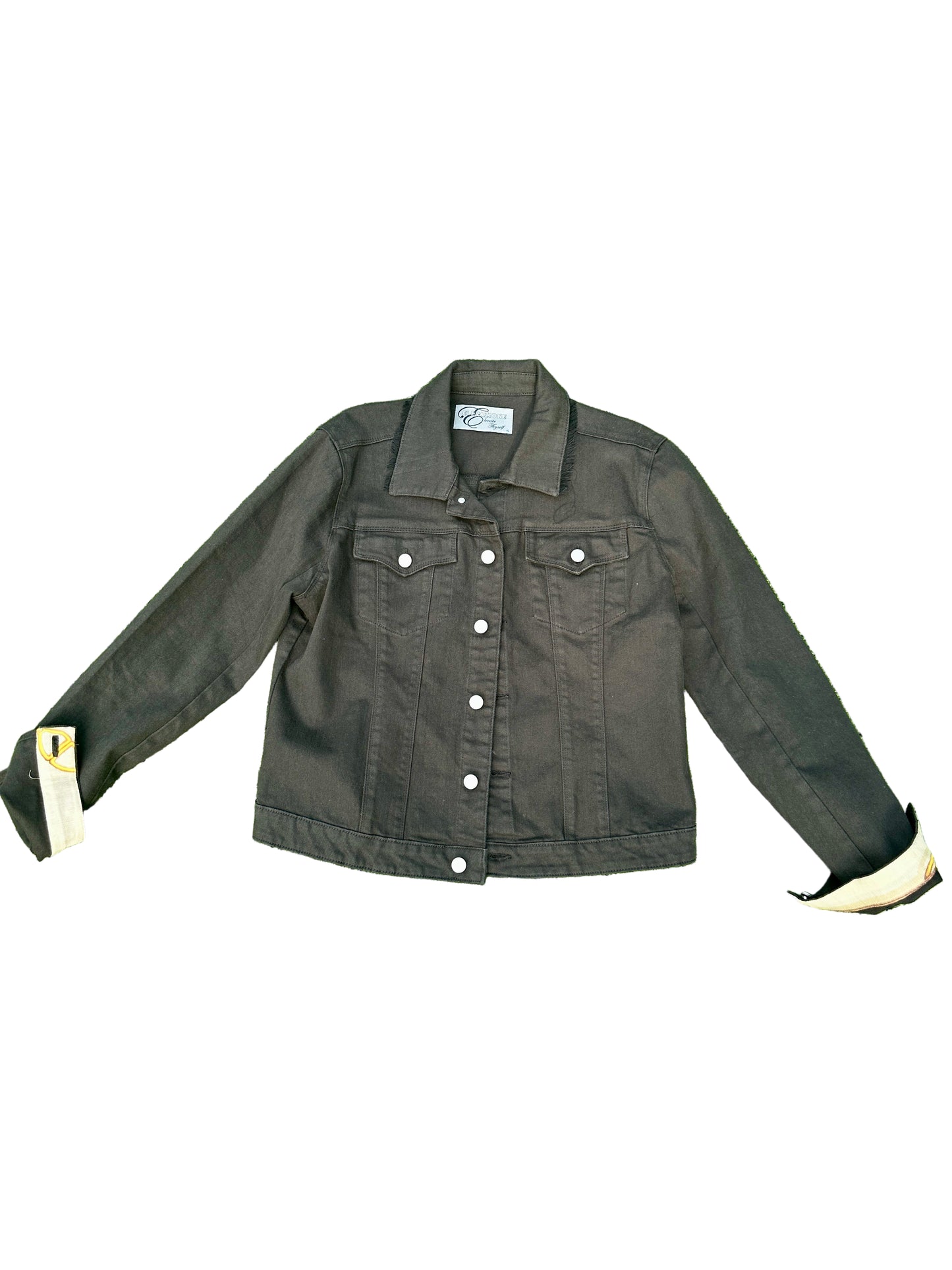 Gucci Silk Scarf Black  Jacket