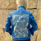 Hermes Paris Silk Scarf Denim Jacket