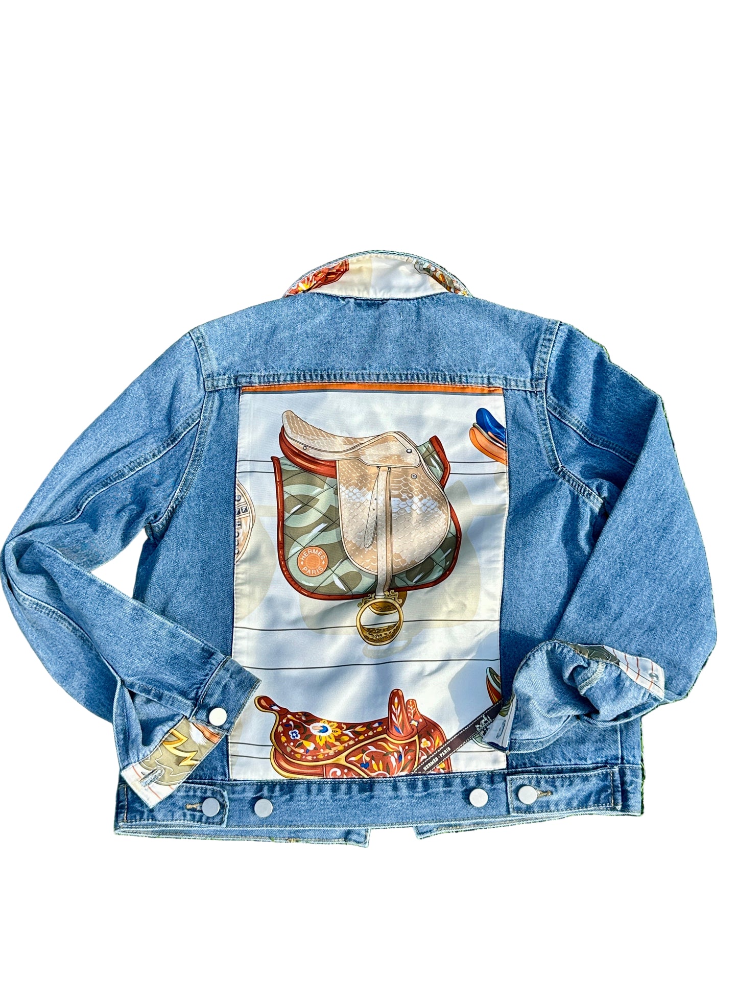 Hermes Paris Saddle Scarf Jacket