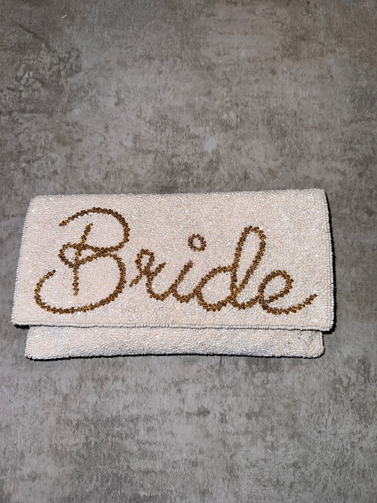 Beaded Bridal Clutch