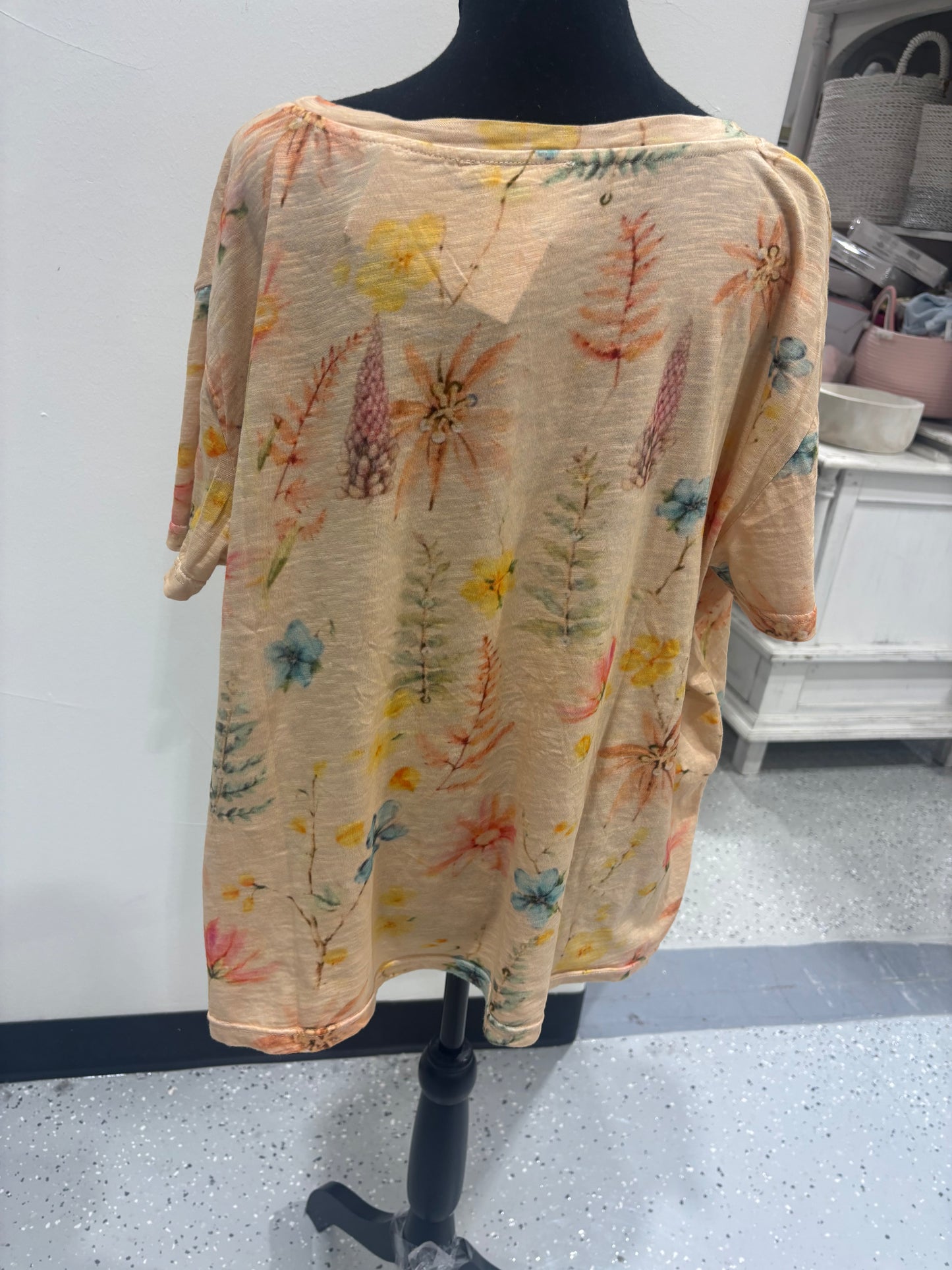 Flower Printed Martha Washington