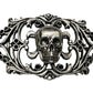 Silver Skull Belt Buckle