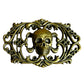 Gold Skull Belt Buckle