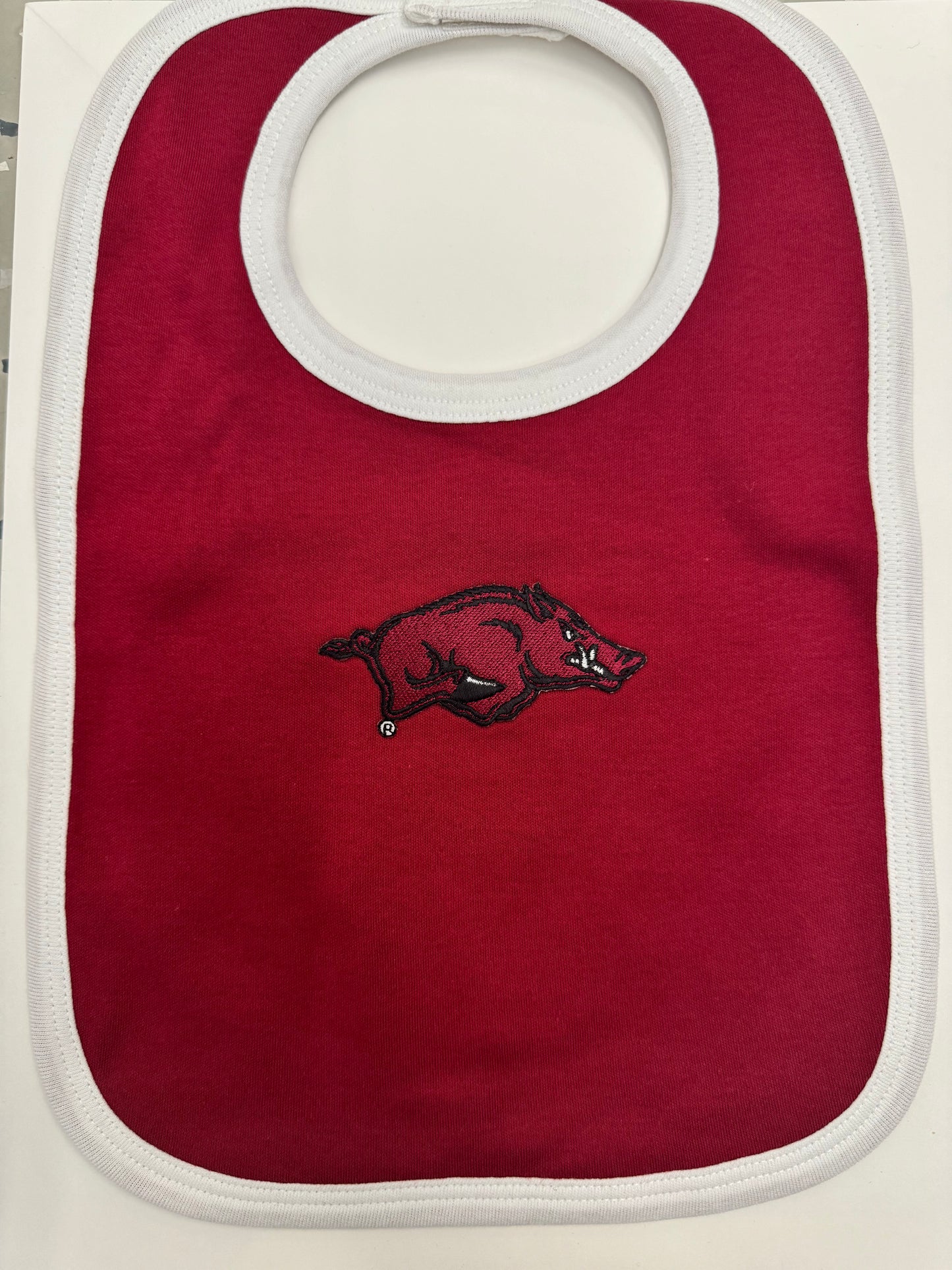 University of Arkansas Baby Bib