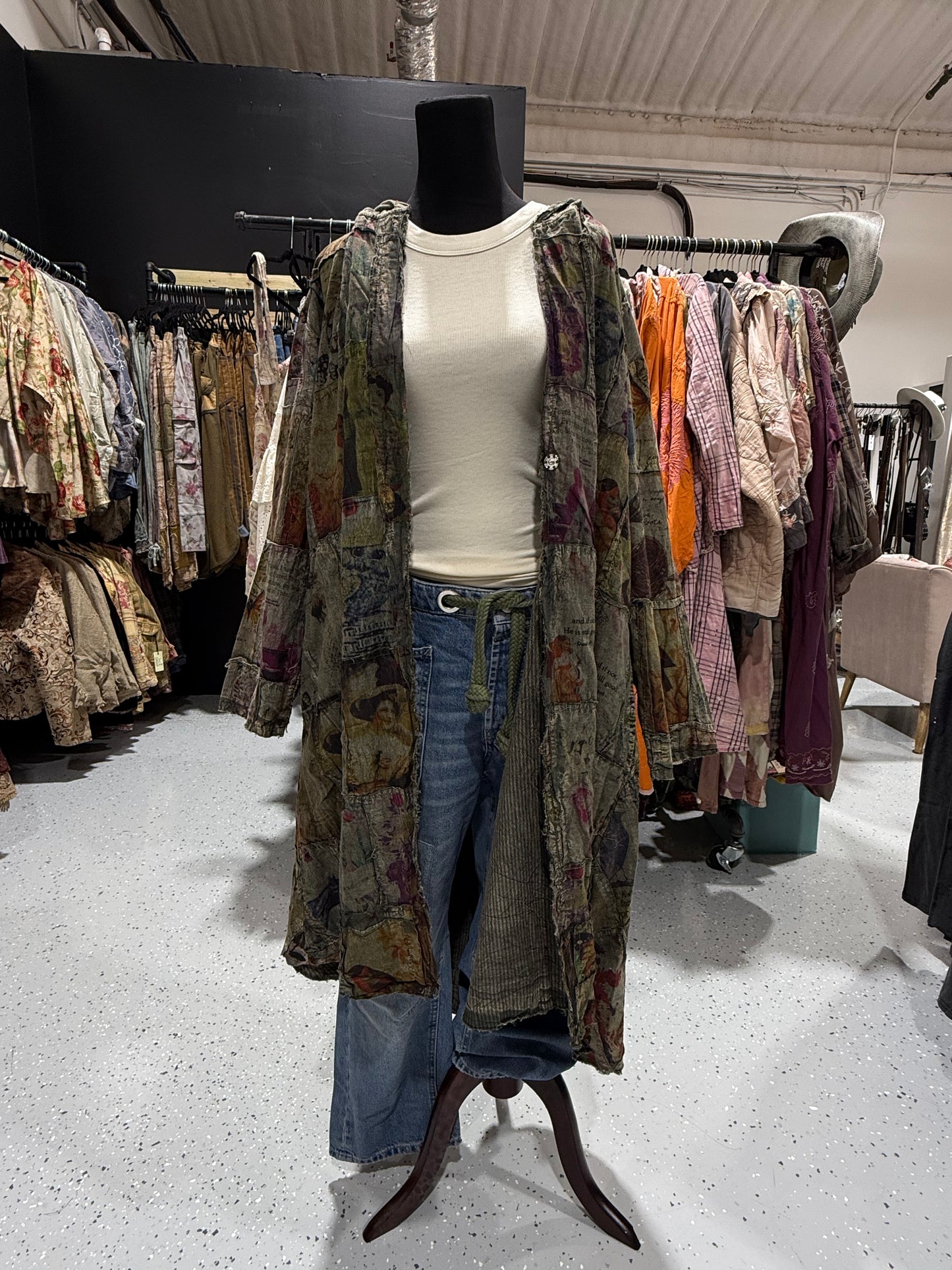 Paper Lace Hooded Jacket