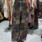Paper Lace Mushroom Patchwork Pants