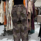 Paper Lace Mushroom Patchwork Pants