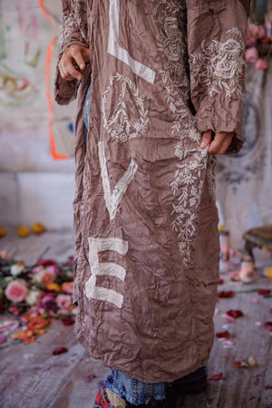Magnolia Pearl Kimono Pearl 505 Applique Blessed