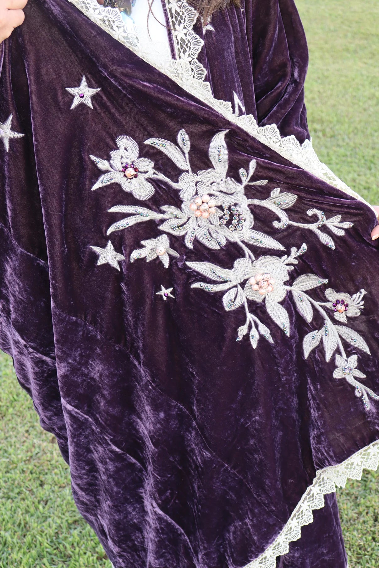 Moonlight Walk Velvet Duster