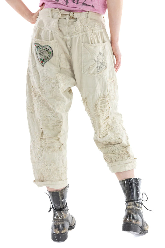 Magnolia Pearl PANTS 461-MOON-OS  Embroidered Amour Miners Pants