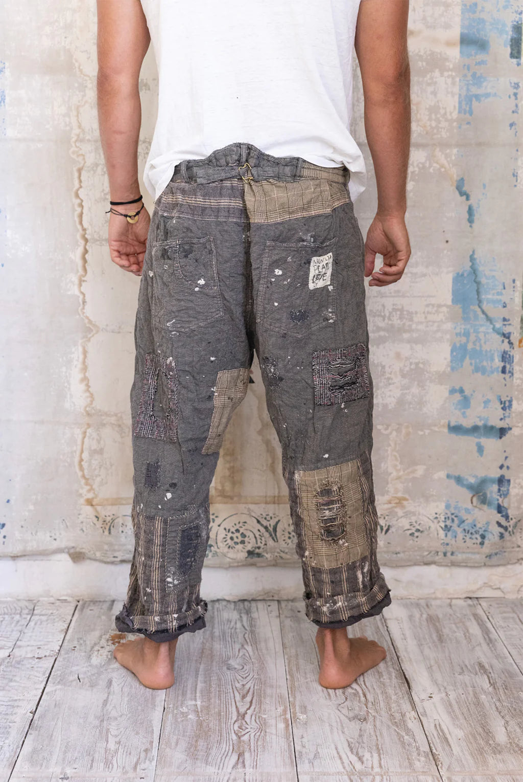 Magnolia Pearl PANTS 512-CROW-OS  Quilted Miner Pants