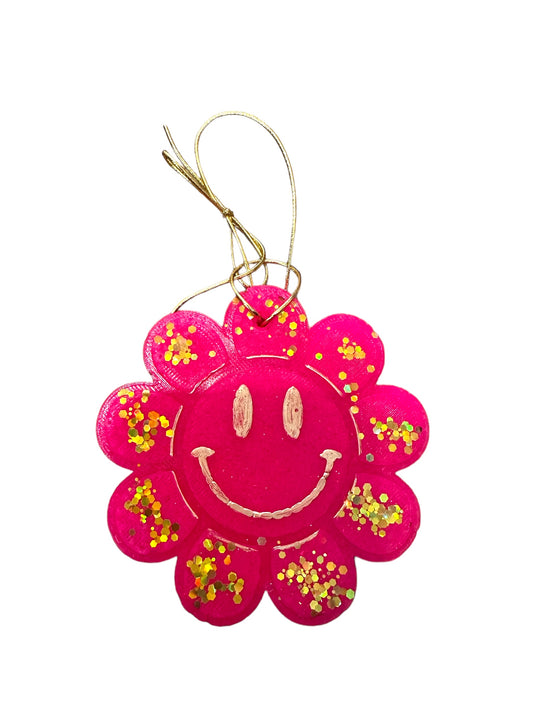 Air Freshener  Pink Happy Flower