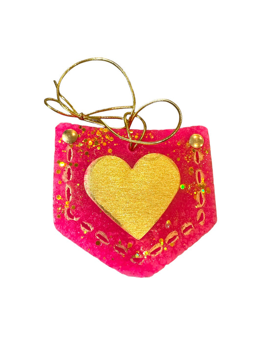 Air Freshener Pink Heart Pocket