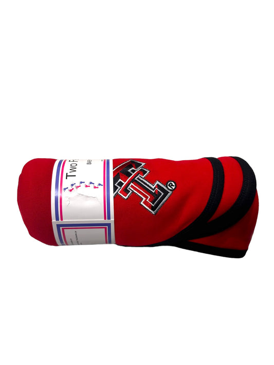 Texas Tech baby blanket