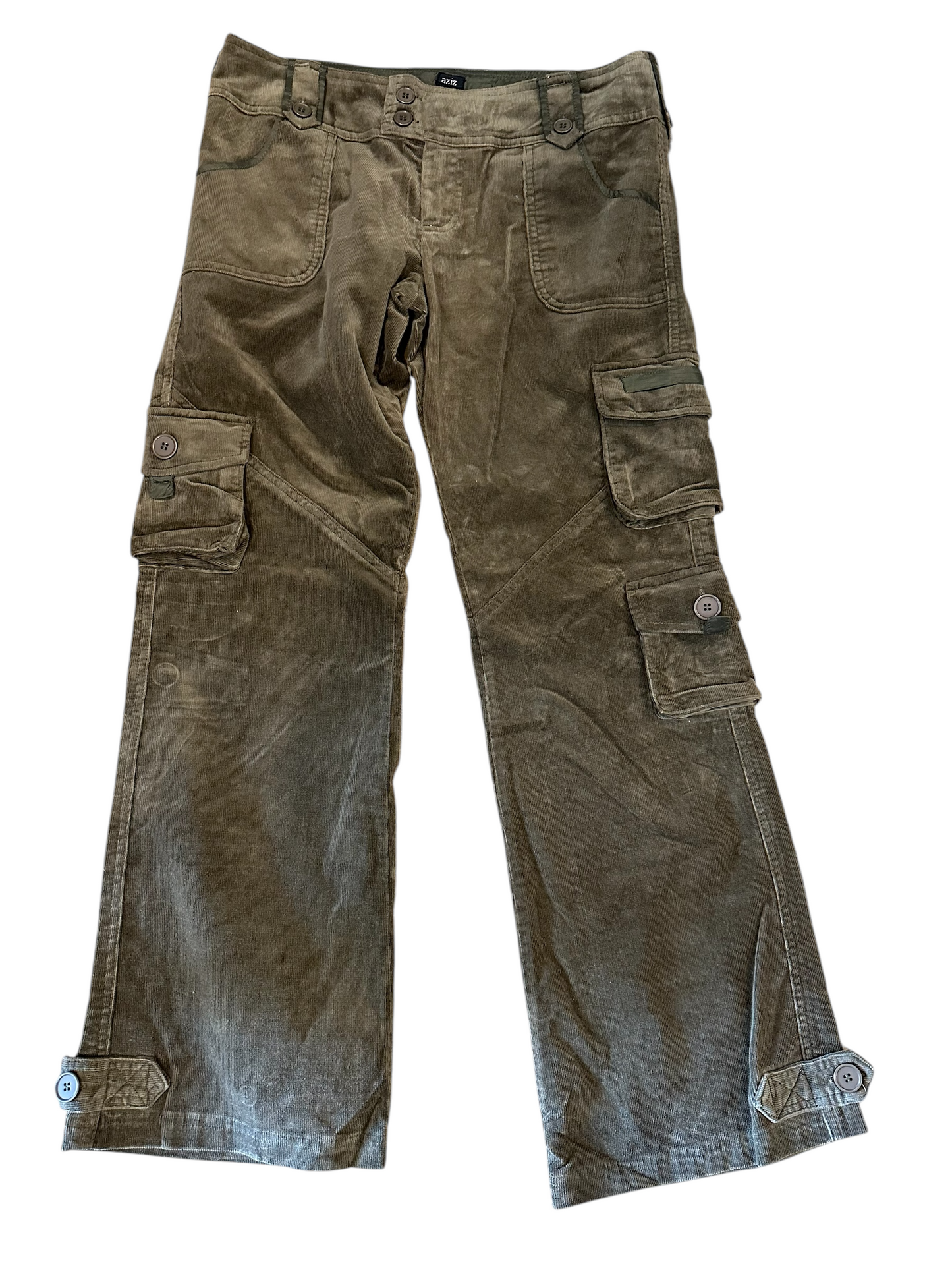 Boot cut Corduroy Pants Sage Green