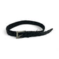 Black Braided Leather Belt