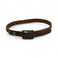 Light Brown Leather Belt with Gold Studs