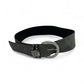 Charcoal Shimmer Belt with Silver Belt