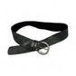 Charcoal Shimmer Belt with Silver Belt