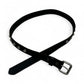 Black Leather Single Row Stud Belt