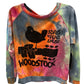 Tie Dye Woodstock Poster Art Pullover