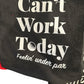 Funny Golf Towels Black / Can't Work Today Feelin' Under Par
