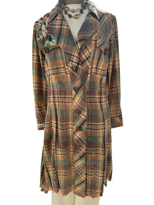 Aratta Ruffian Jacket with Floral Accents in small